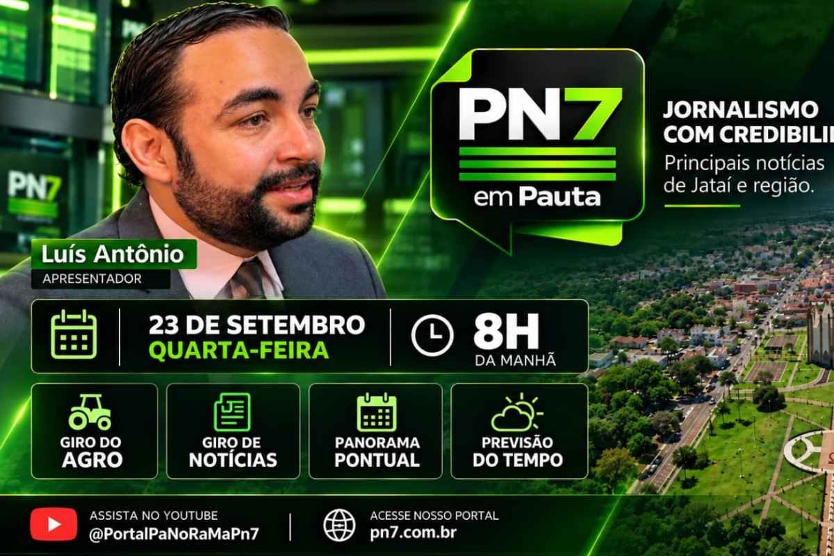 VÍDEO | PN7 em Pauta: agro, notícias, Eleições 2026 e informação nesta quarta-feira