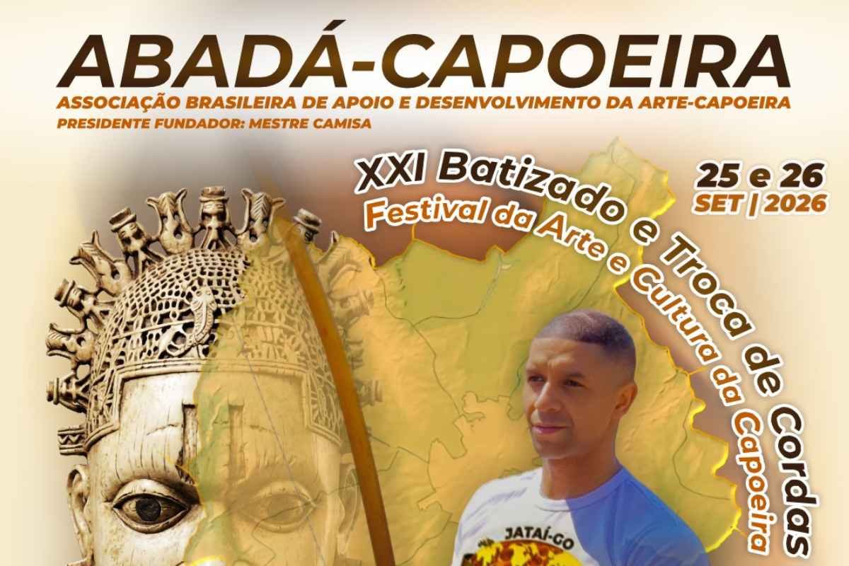AGENDA | Jataí recebe festa de capoeira nos dias 25 e 26 de setembro