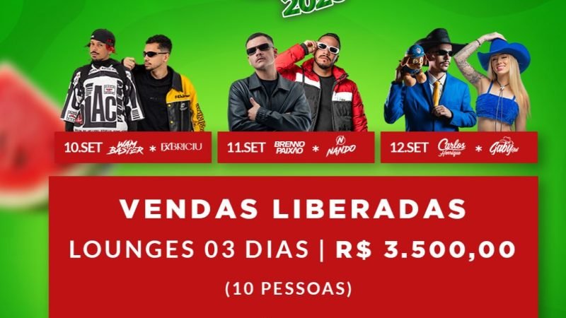 Festa da Melancia movimenta Uruana em setembro