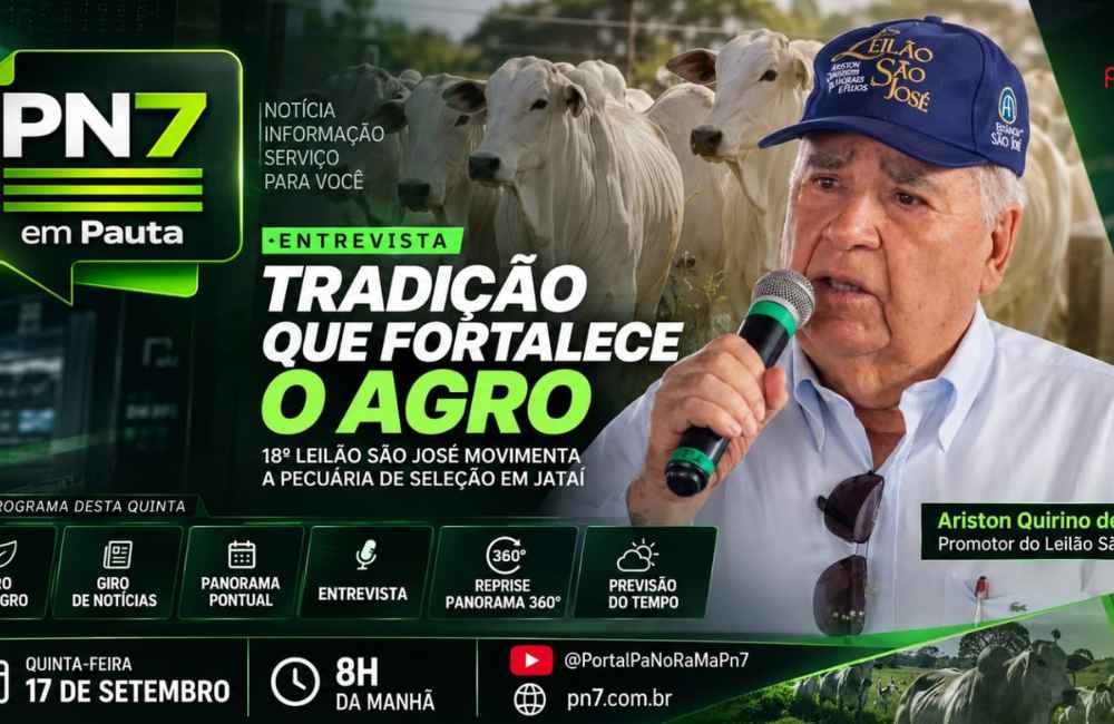 AO VIVO | PN7 em Pauta: Leilão São José, Giro do Agro e notícias de Jataí