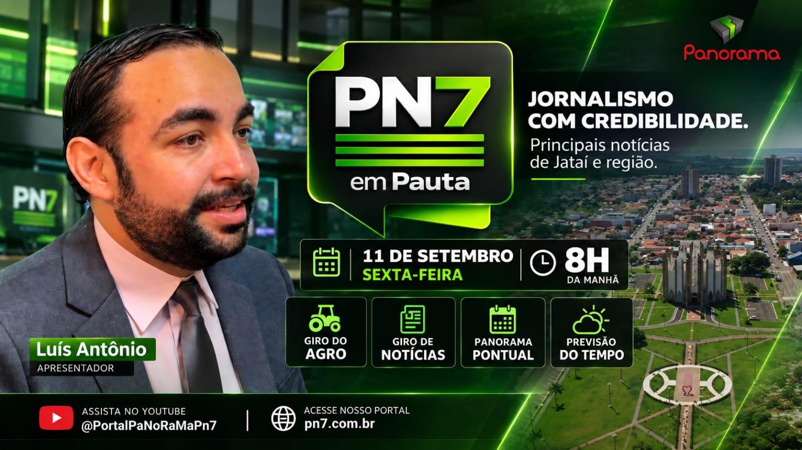 AO VIVO | PN7 em Pauta desta sexta traz destaques do agro, notícias de Goiás e agenda de eventos