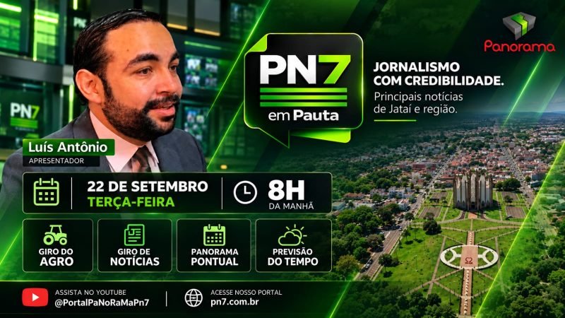 AO VIVO | PN7 em Pauta | Agro, Notícias, Eleições 2026 e Tempo