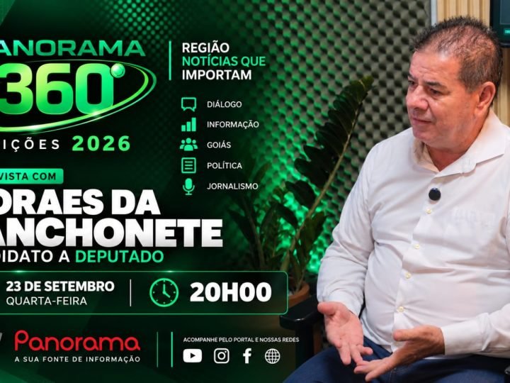 VÍDEO | Moraes da Lanchonete fala sobre Jataí, Sudoeste e propostas para Brasília no Panorama 360º