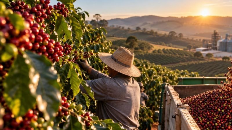 Colheita de café da Cooxupé chega a 97,3%