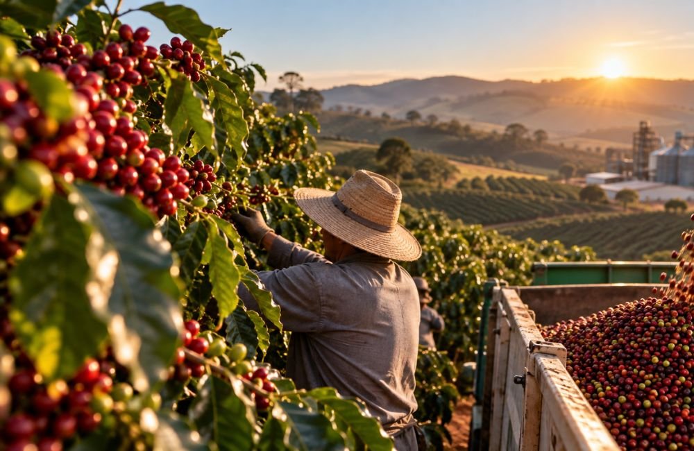 Colheita de café da Cooxupé chega a 97,3%