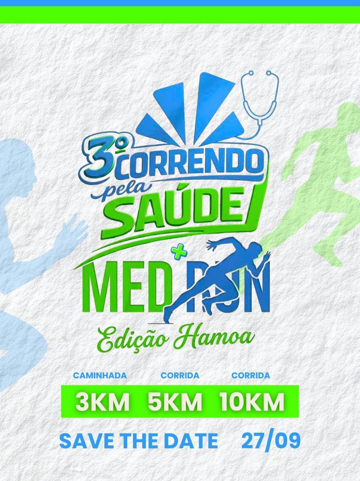 3ª Correndo pela Saúde MedRun acontece em 27 de setembro em Jataí