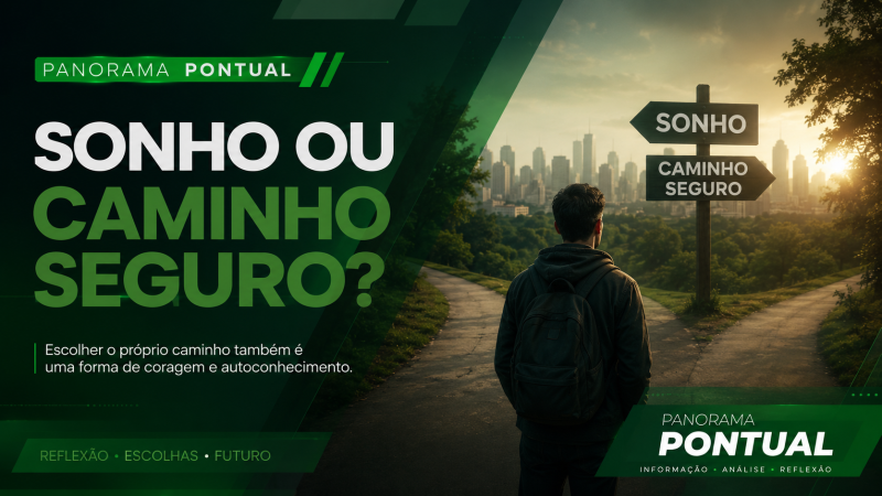 VÍDEO | Escolha profissional: sonho ou segurança?