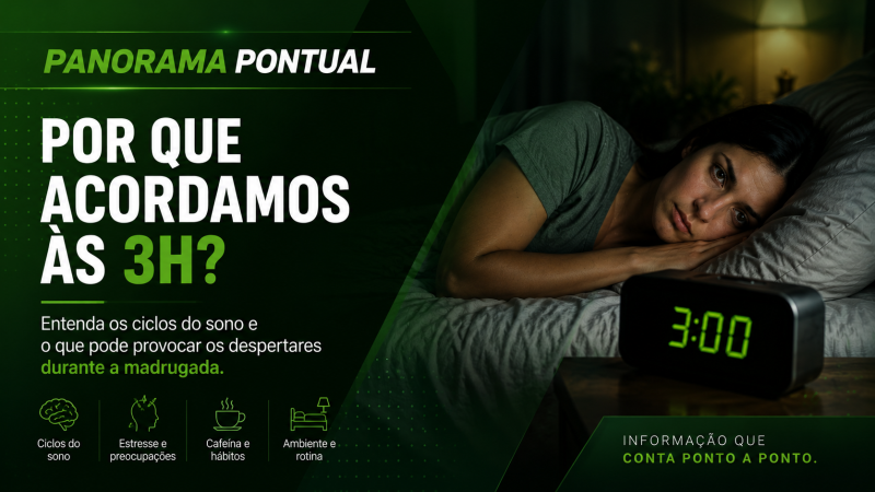VÍDEO | Por que acordamos às 3h da manhã?