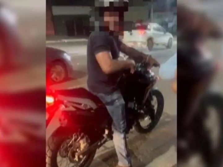 VÍDEO | GCM é suspeito de atirar contra motociclista após acidente em Goiânia