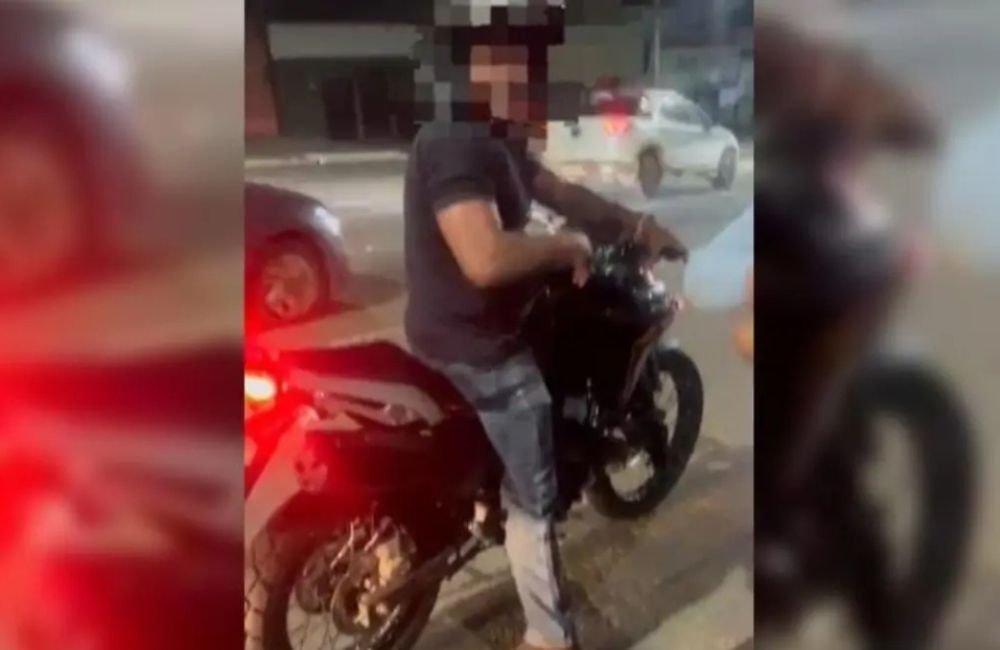 VÍDEO | GCM é suspeito de atirar contra motociclista após acidente em Goiânia