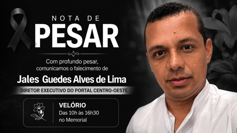LUTO | Morre Jales Guedes, diretor do Portal Centro-Oeste, em Jataí