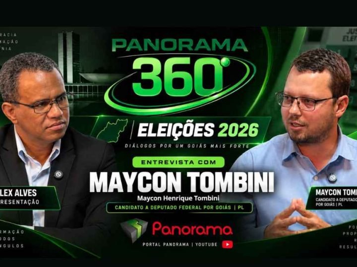 Eleições 2026 | Panorama 360º estreia com Maycon Tombini, candidato a deputado federal