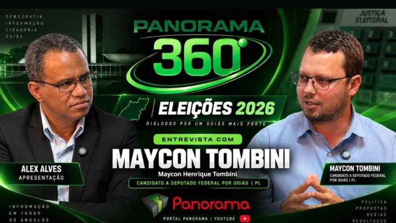 Eleições 2026 | Panorama 360º estreia com Maycon Tombini, candidato a deputado federal
