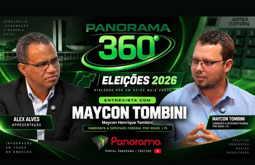 Eleições 2026 | Panorama 360º estreia com Maycon Tombini, candidato a deputado federal