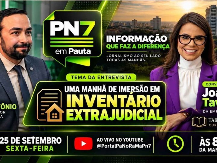 AO VIVO | PN7 em Pauta traz notícias de Jataí, Giro do Agro e entrevista sobre inventário