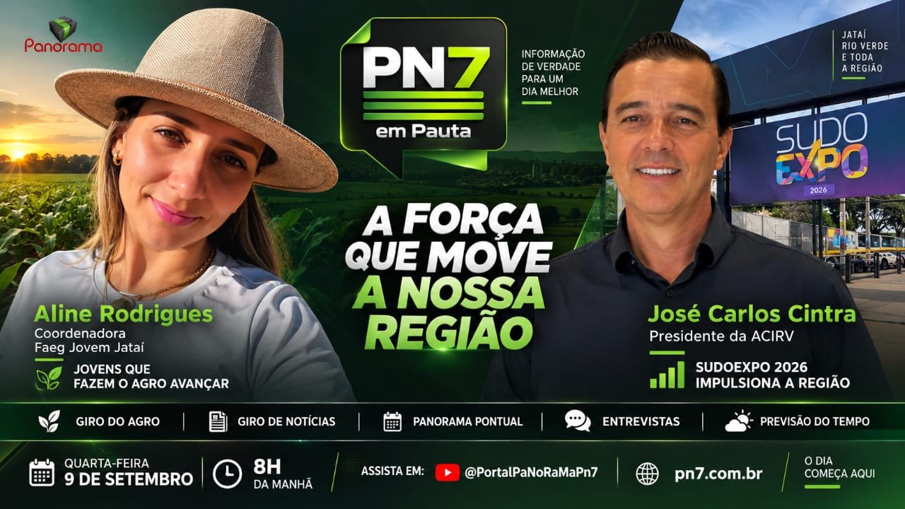 AO VIVO | PN7 em Pauta: SUDOEXPO COMEÇA HOJE EM RIO VERDE