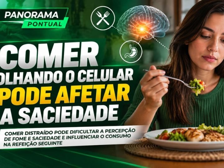 VÍDEO | Comer olhando o celular pode afetar a percepção de fome e saciedade
