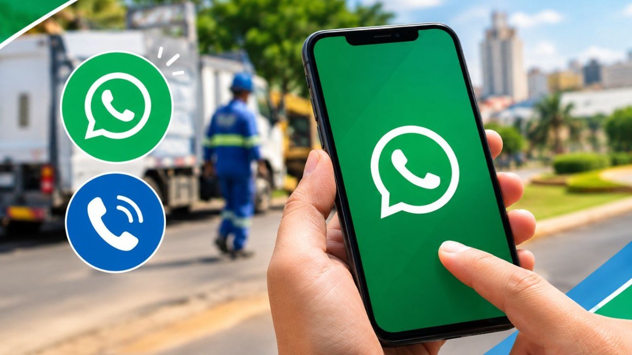 Secretaria de Serviços Urbanos amplia atendimento e passa a receber solicitações pelo WhatsApp