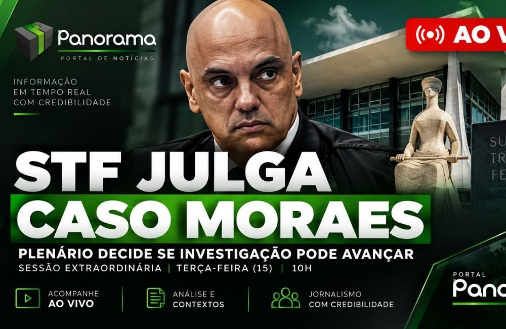 STF Alexandre de Moraes ao vivo em julgamento envolvendo Daniel Vorcaro
