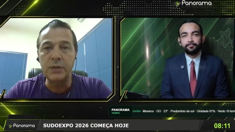 VÍDEO | Sudoespo 2026 começa em Rio Verde com 180 estandes e expectativa de R$ 100 milhões em negócios
