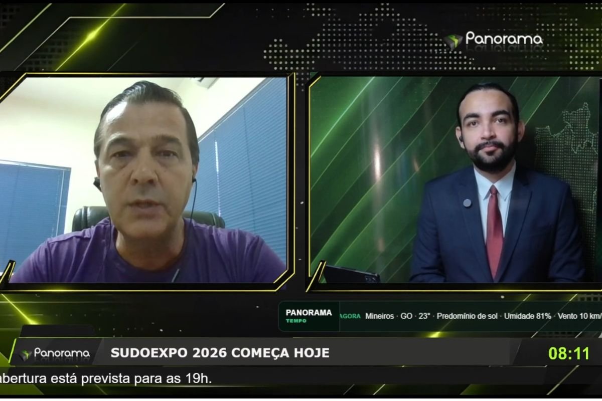 VÍDEO | Sudoexpo 2026 começa em Rio Verde com 180 estandes e expectativa de R$ 100 milhões em negócios
