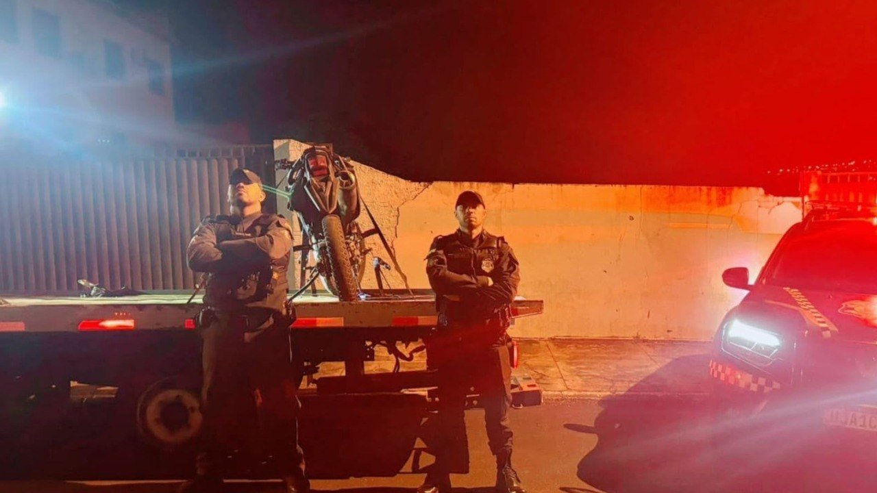 VÍDEO| GCMJ recupera motocicleta furtada durante patrulhamento em Jataí