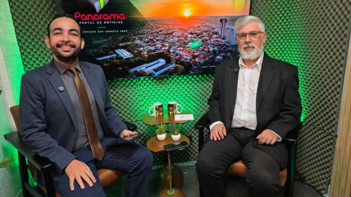 Rodrigo Garcia Fernandes, secretário de Desenvolvimento Econômico de Jataí, durante entrevista ao PN7 em Pauta