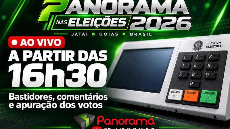 Apuração e bastidores das Eleições 2026 serão destaques da cobertura ao vivo do Portal Panorama