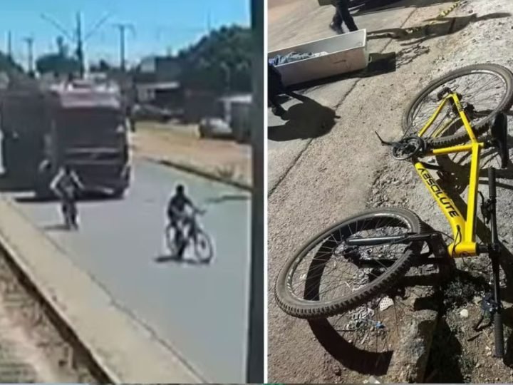 VÍDEO | Adolescente de 15 anos morre atropelado por caminhão em Águas Lindas