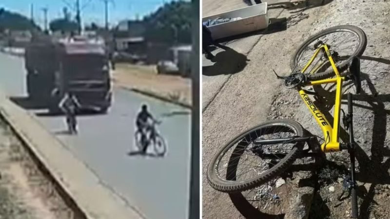 VÍDEO | Adolescente de 15 anos morre atropelado por caminhão em Águas Lindas