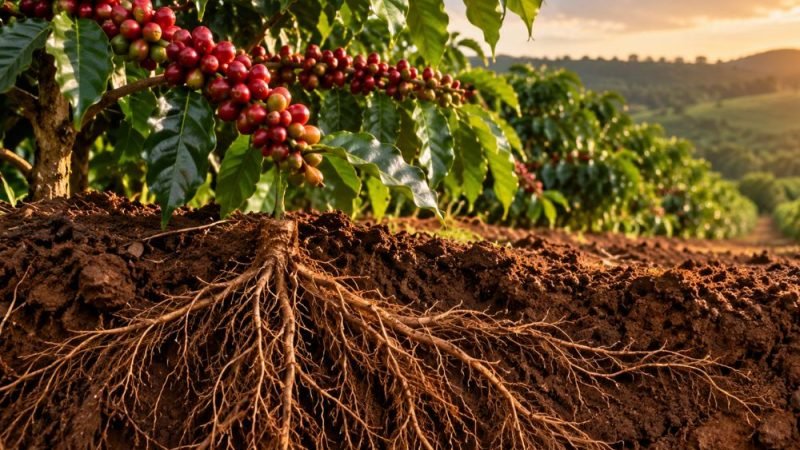 Cafezais podem produzir mais com solo bem preparado