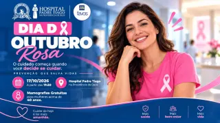 Dia D do Outubro Rosa no Hospital Padre Tiago em Jataí