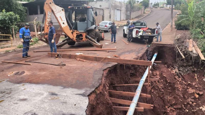 FALTA DE ÁGUA | Três setores de Jataí são afetados após estragos da chuva; veja quando o abastecimento deve voltar