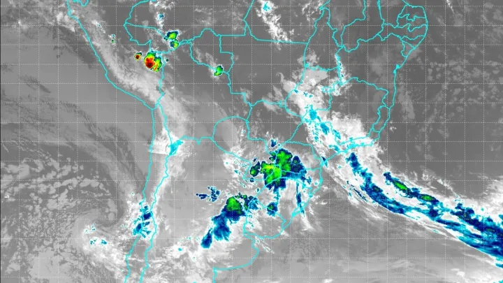 Frente fria aumenta nebulosidade e traz risco de chuva forte e tempestades em Goiás nesta segunda-feira